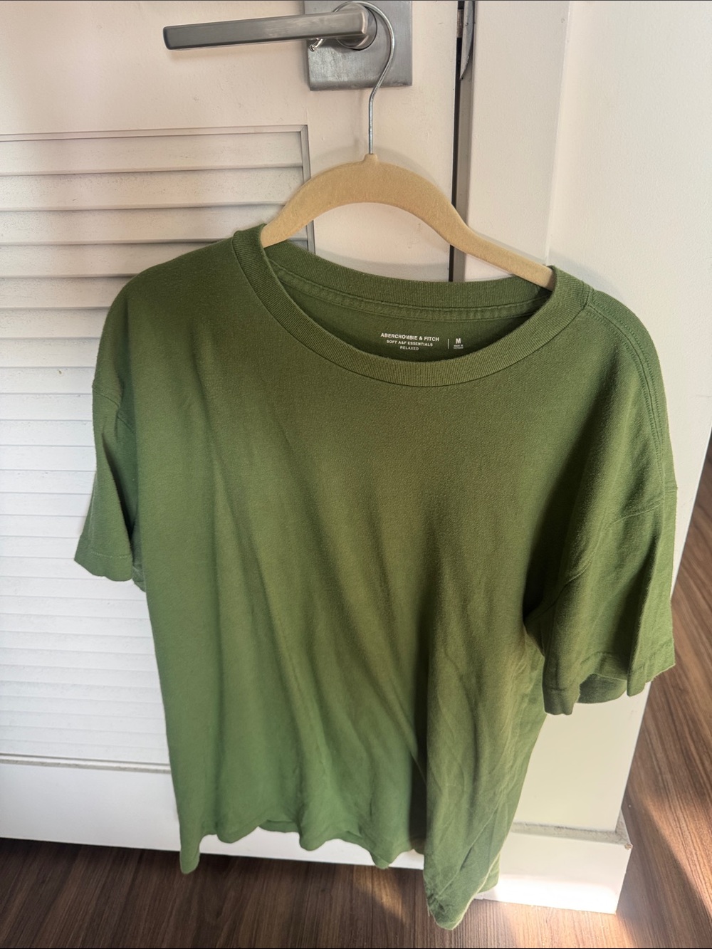 Abercrombie & Fitch Olive Green Short Sleeve Crew Tee